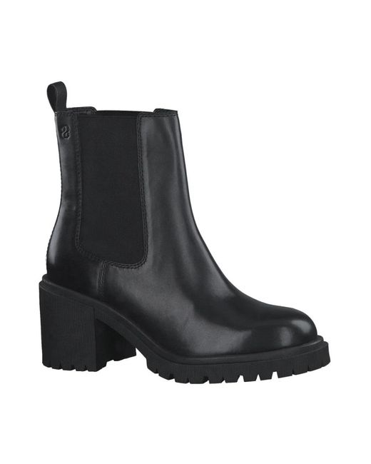S.oliver Black Heeled Boots