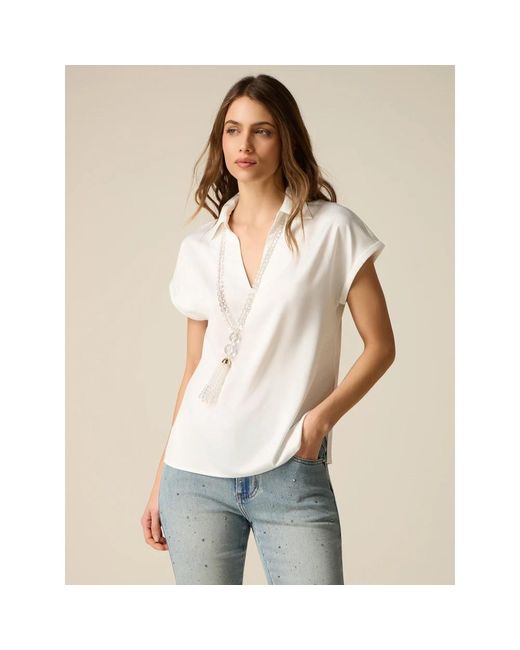 Blouses di Oltre in White