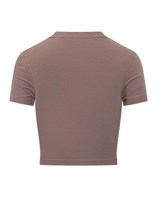 Palm Angels Brown T-Shirts