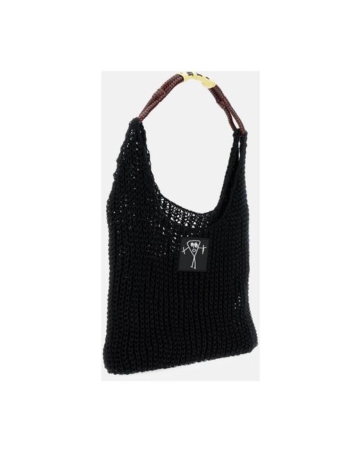 Shoulder Bags di Plan C in Black