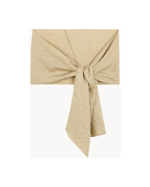 Cortana Metallic Silk Scarves