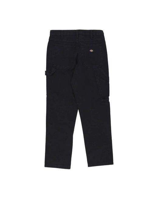 Dickies Dc Carpenter Pant Stone Washed Lange Herrenhose in Black für Herren