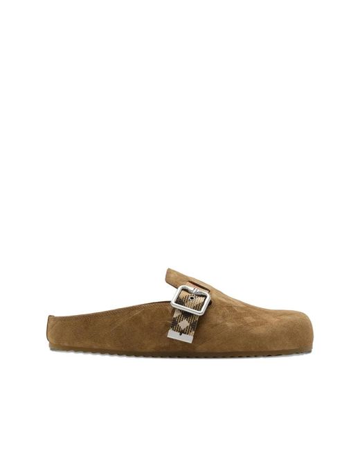 Burberry Brown Mules