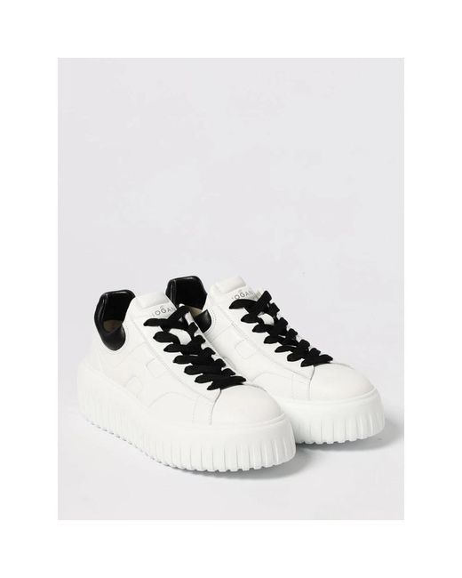 Hogan White Platform Leder-Sneakers