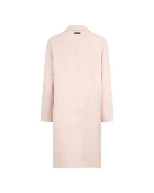 Peserico Pink Double-Breasted Coats