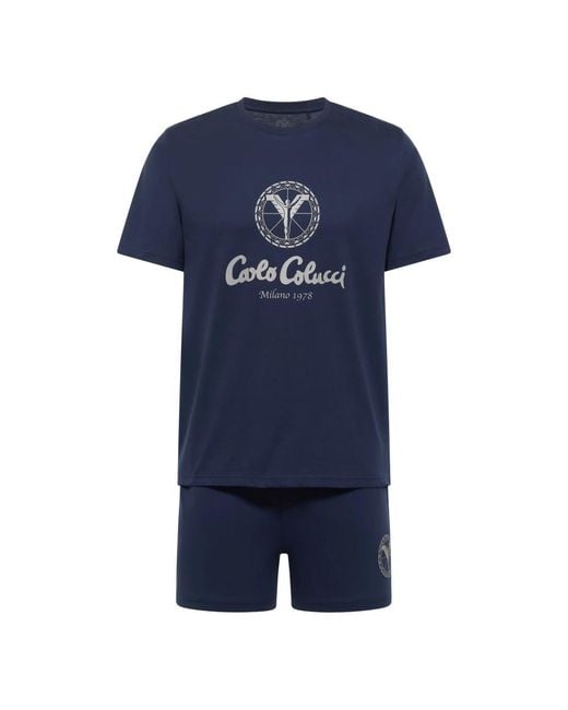 carlo colucci Blue Pyjamas for men