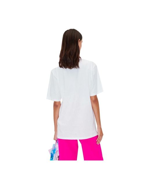 Stine Goya Pink Margila weisses t-shirt