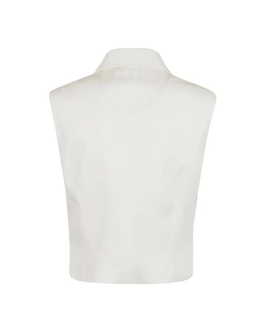 Alexander McQueen White Vests