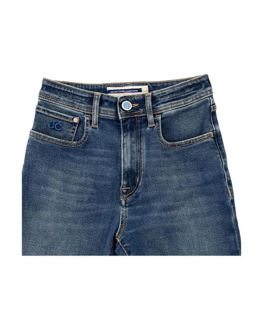 Jacob Cohen Blue Skinny Fit Jeans