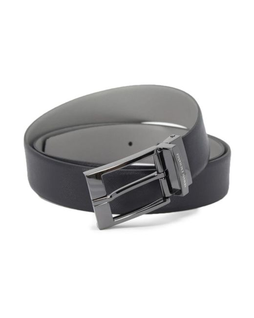 Armani Exchange Gray Belts for men