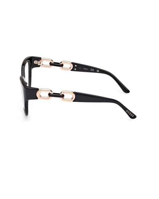 Guess Black Cat Eye Optical Frame