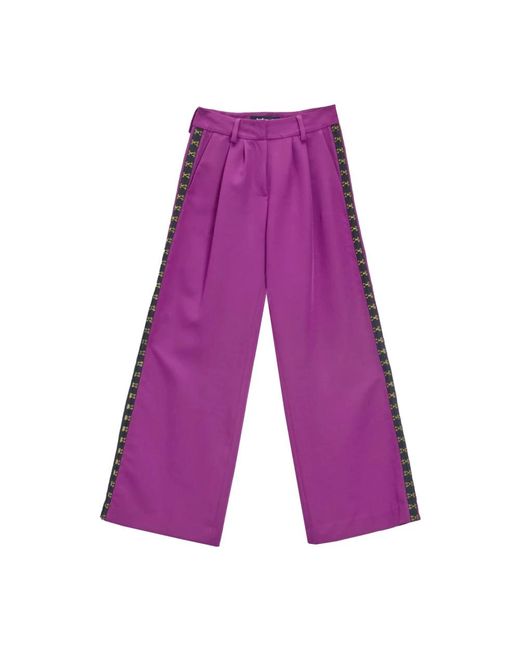 Just Cavalli Pantalone Hooks in het Purple