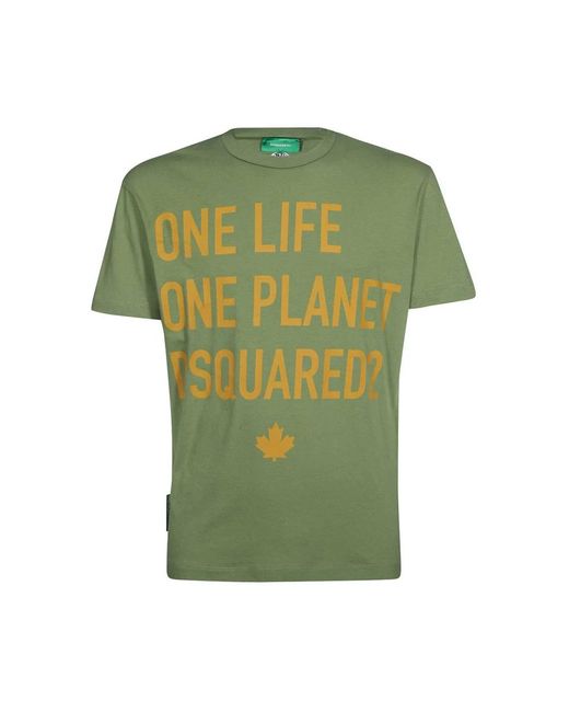DSquared² T-Shirts in het Green voor heren