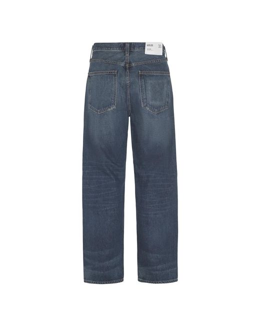Agolde Blue Straight Jeans for men