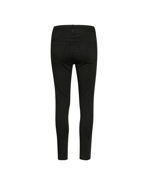 Kaffe Jeans ,Zwart ,Slim Zwart Diep Jeans Kadima Stijl in het Black