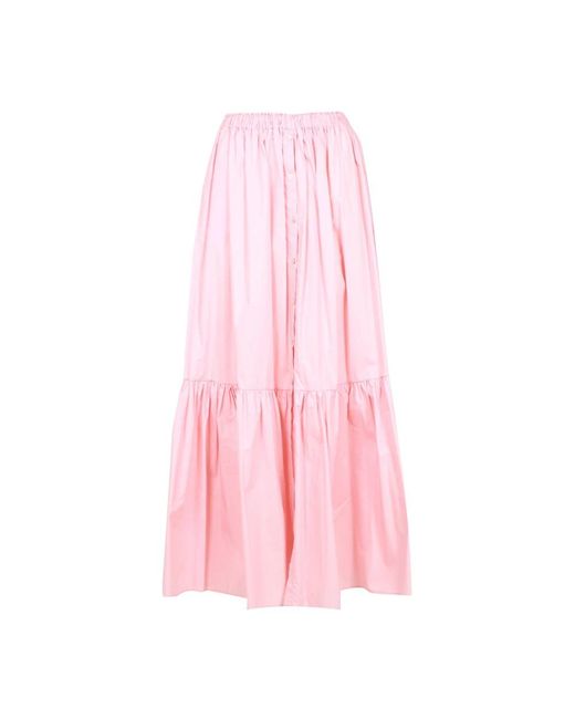 Maxi Skirts Aniye By de color Pink