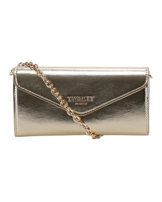 Twinset Metallic Cross Body Bags