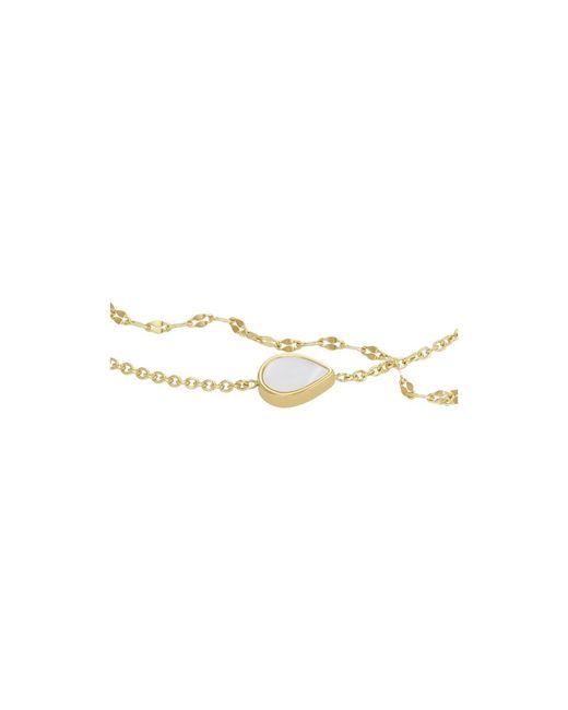 Bracelets Fossil en coloris Metallic