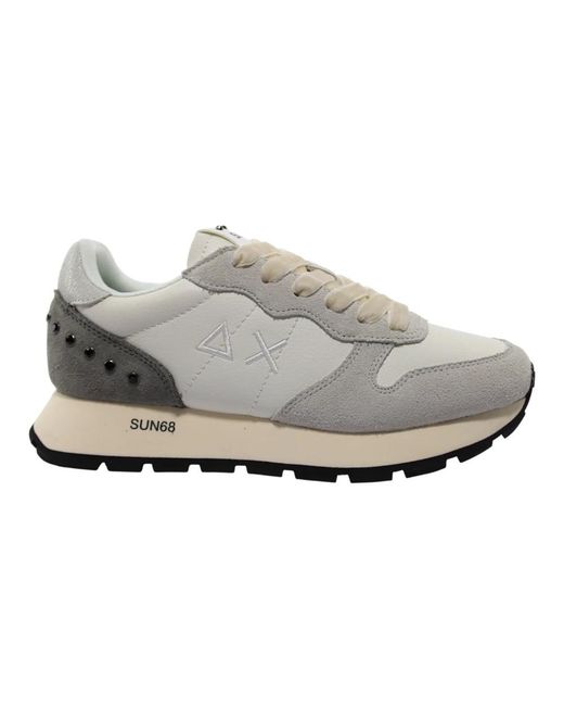 Sun 68 Gray Sneakers