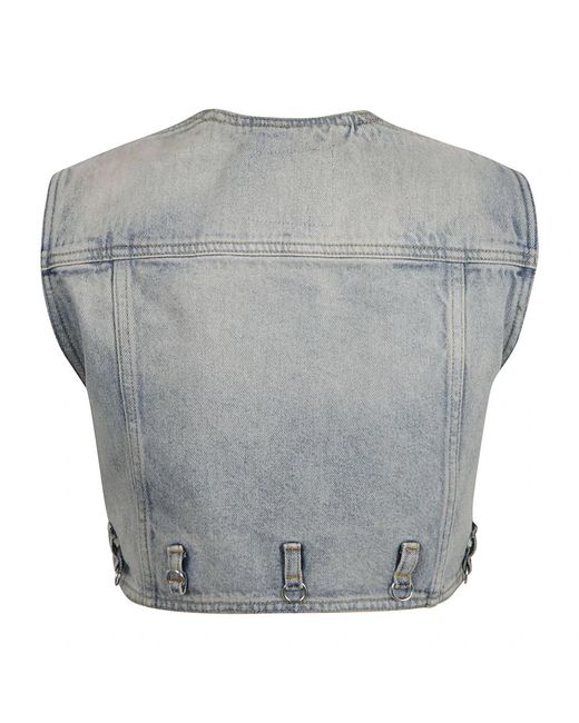 Courreges Gray Vests