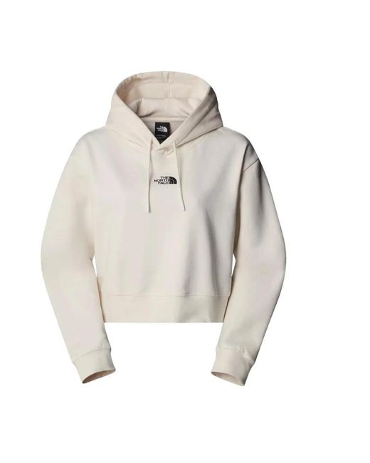The North Face Essentiële Cropped Hoodie Voor Avonturen in het Gray