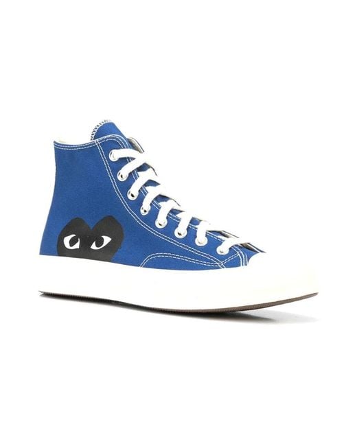 COMME DES GARÇONS PLAY Blue Sneakers for men