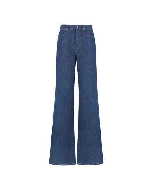 Gucci Blue Flare Jeans