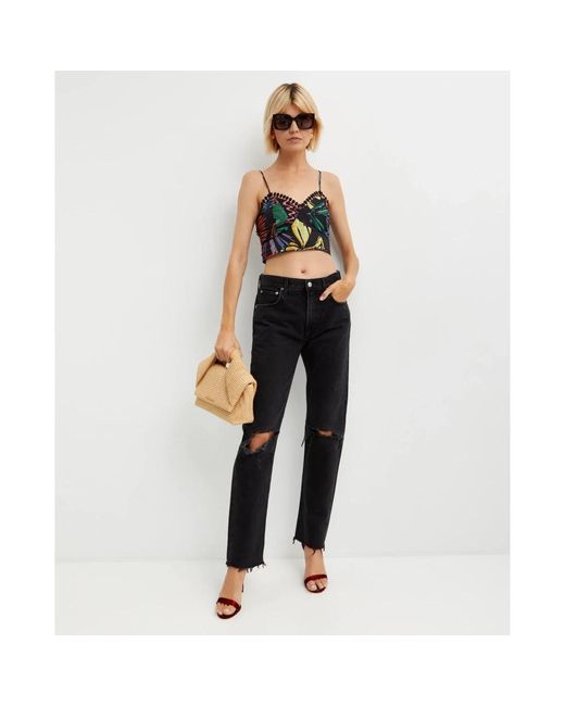 Charo Ruiz Sleeveless Tops in het Black