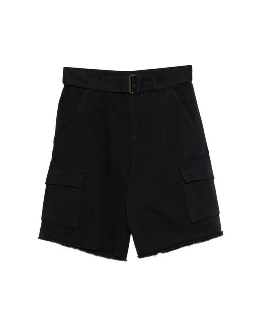 Laneus Black Casual Shorts for men