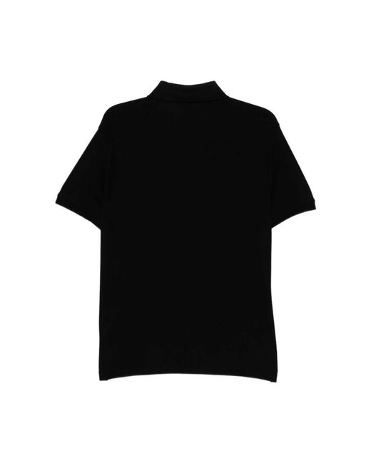 Emporio Armani Black Polo Shirts for men