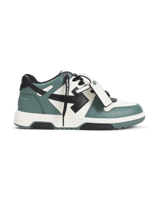 Off-White c/o Virgil Abloh Pijl Logo Sneakers in het Green voor heren