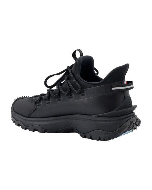 Moncler Black Trailgrip ripstop sneakers