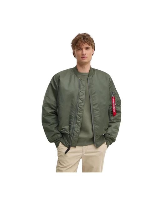 Alpha Industries Bomber Jassen in het Green voor heren