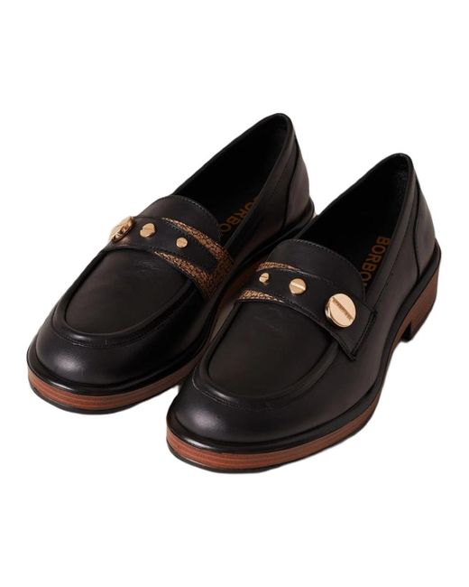 Shoes > flats > loafers Borbonese en coloris Black