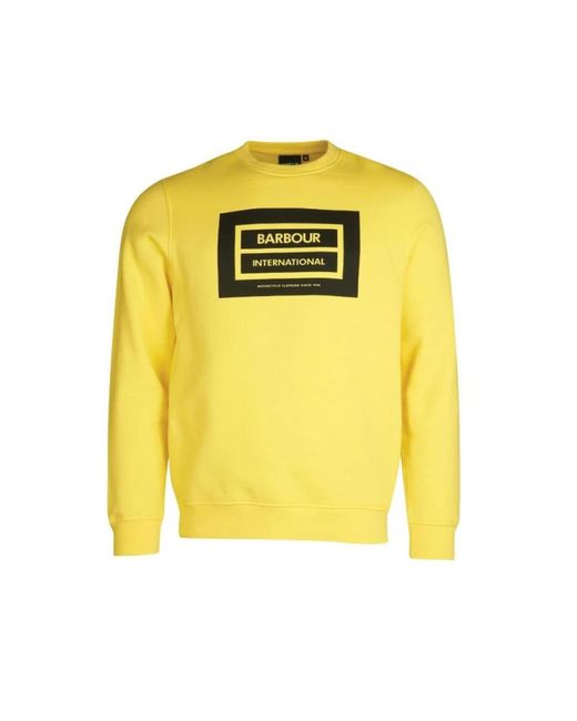 Barbour Yellow Sweatshirts for men