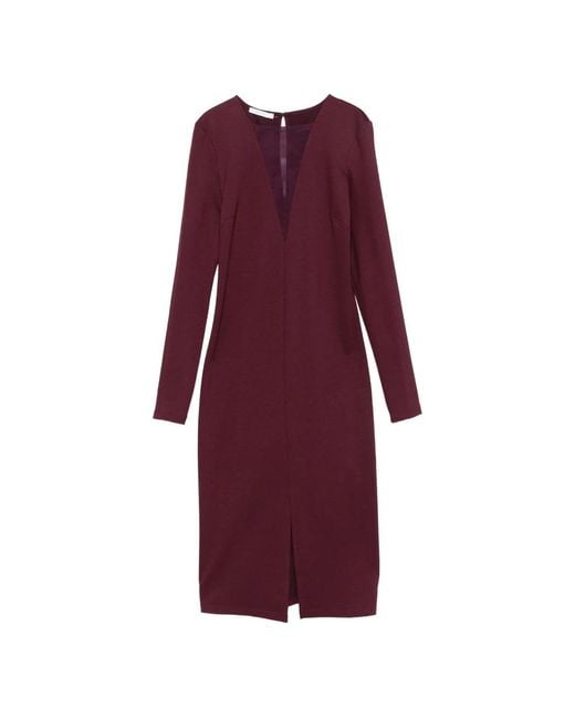 Patrizia Pepe Purple Midi Dresses