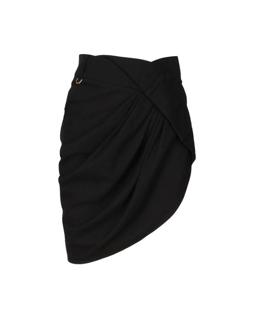 Jacquemus Black Short Skirts