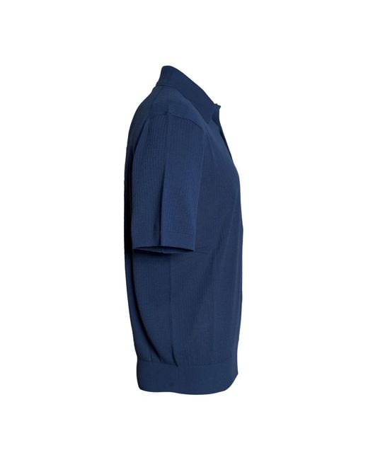 Kangra Blue Polo Shirts for men