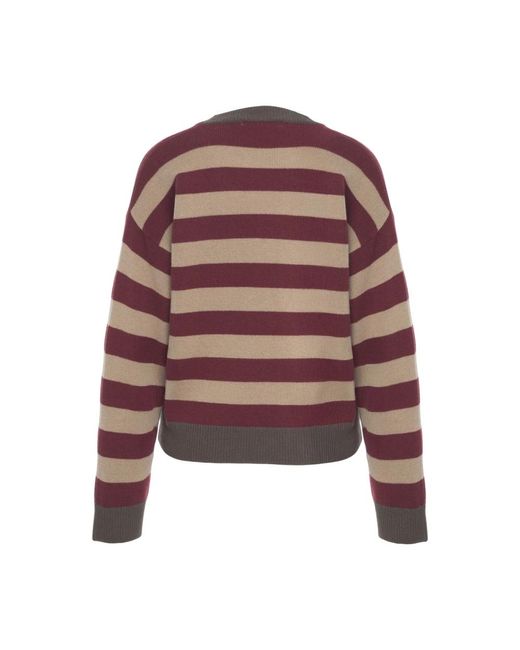 Round-Neck Knitwear Grifoni en coloris Brown