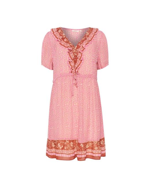 Cream Pink Short Dresses