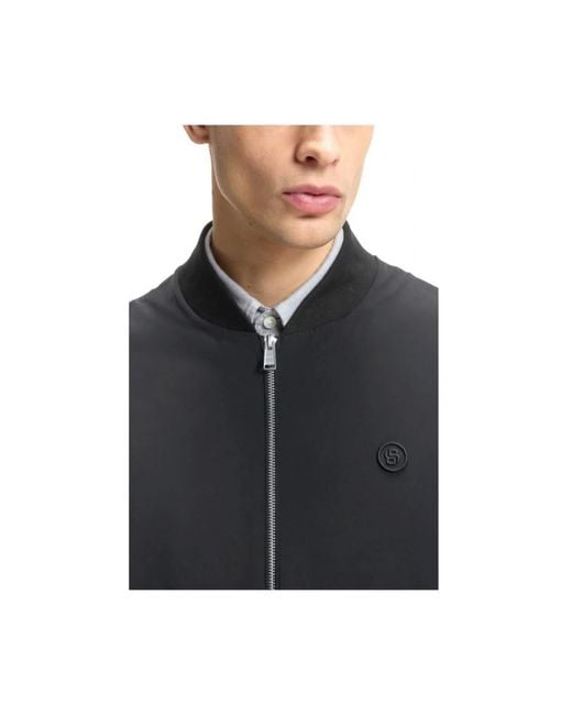 HUGO Black Zip-Throughs for men