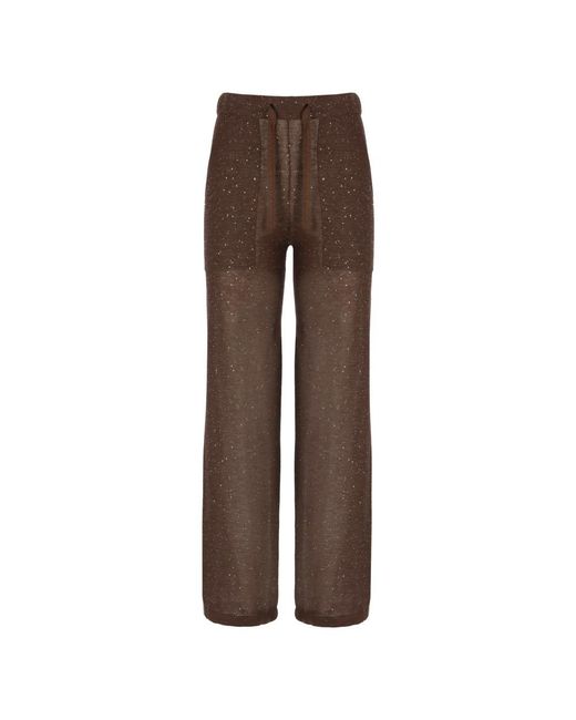 Kangra Brown Wide Trousers
