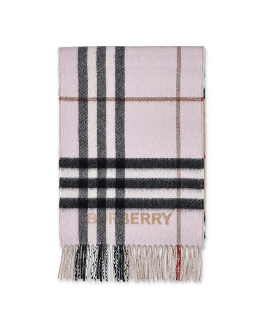 Burberry Pink Winter Scarves