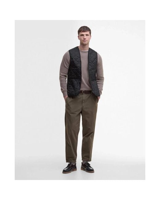 Barbour Black Vests for men