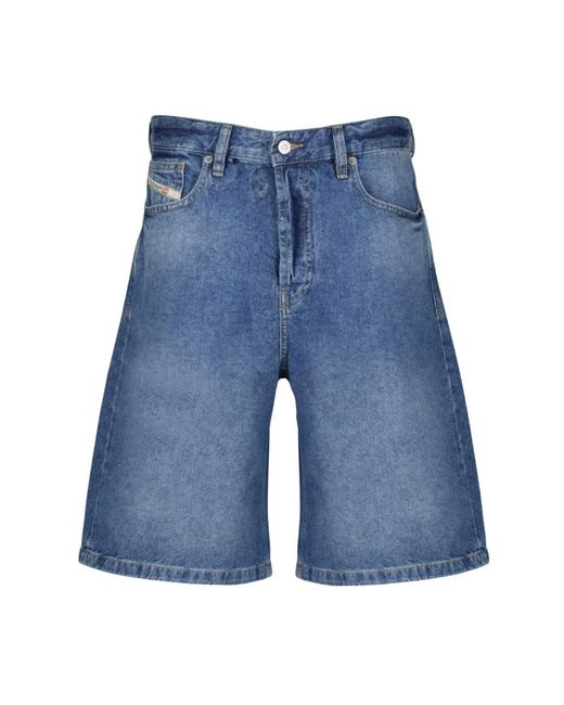 DIESEL Blue Denim Shorts