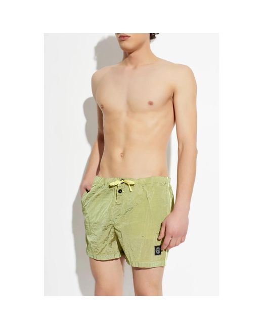 Stone Island Green Beachwear for men