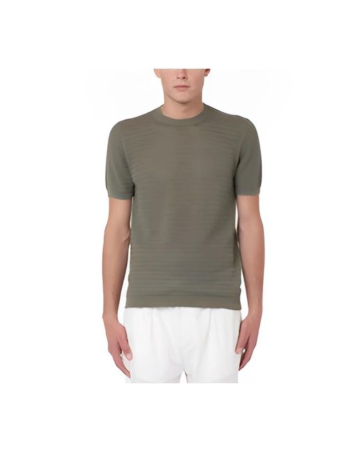 Paolo Pecora Gray T-Shirts for men