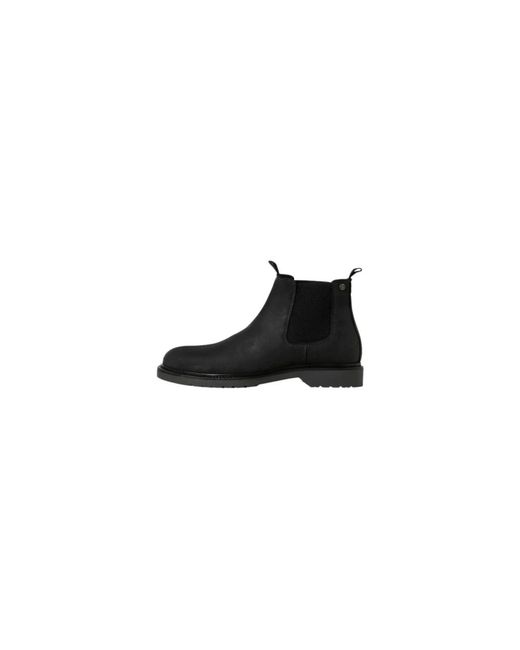 Jack & Jones Black Chelsea Boots for men