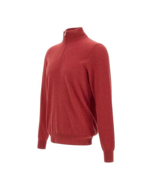 Gran Sasso Red Cashmere Knitwear for men