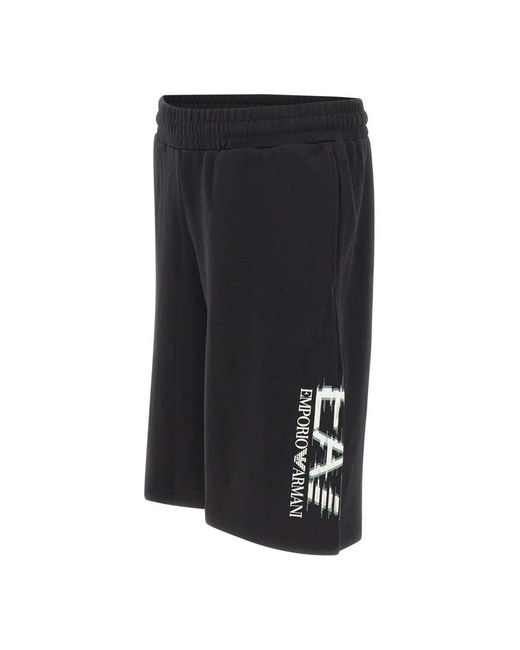 EA7 Blue Casual Shorts for men